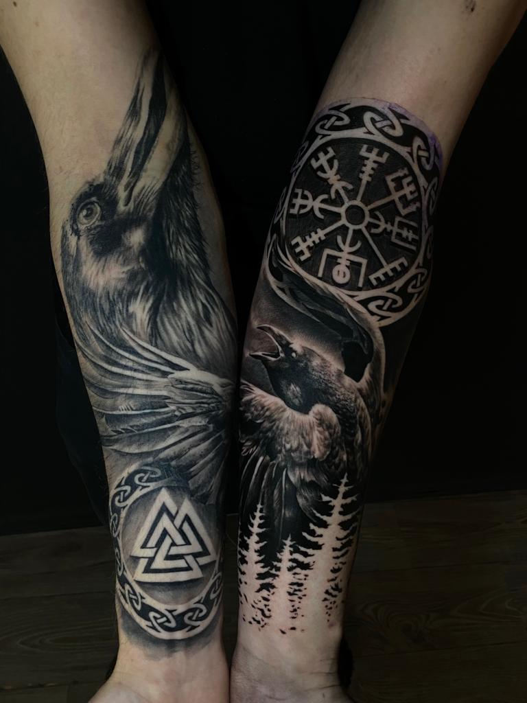  Tattoo-Design eines Adlers