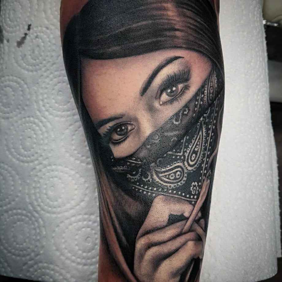 Tattoo-Design einer Frau
