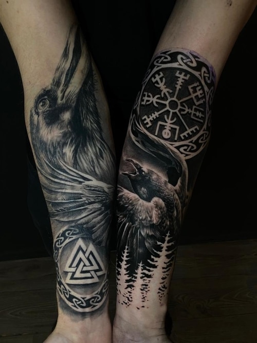 Tattoo-Design eines Adlers