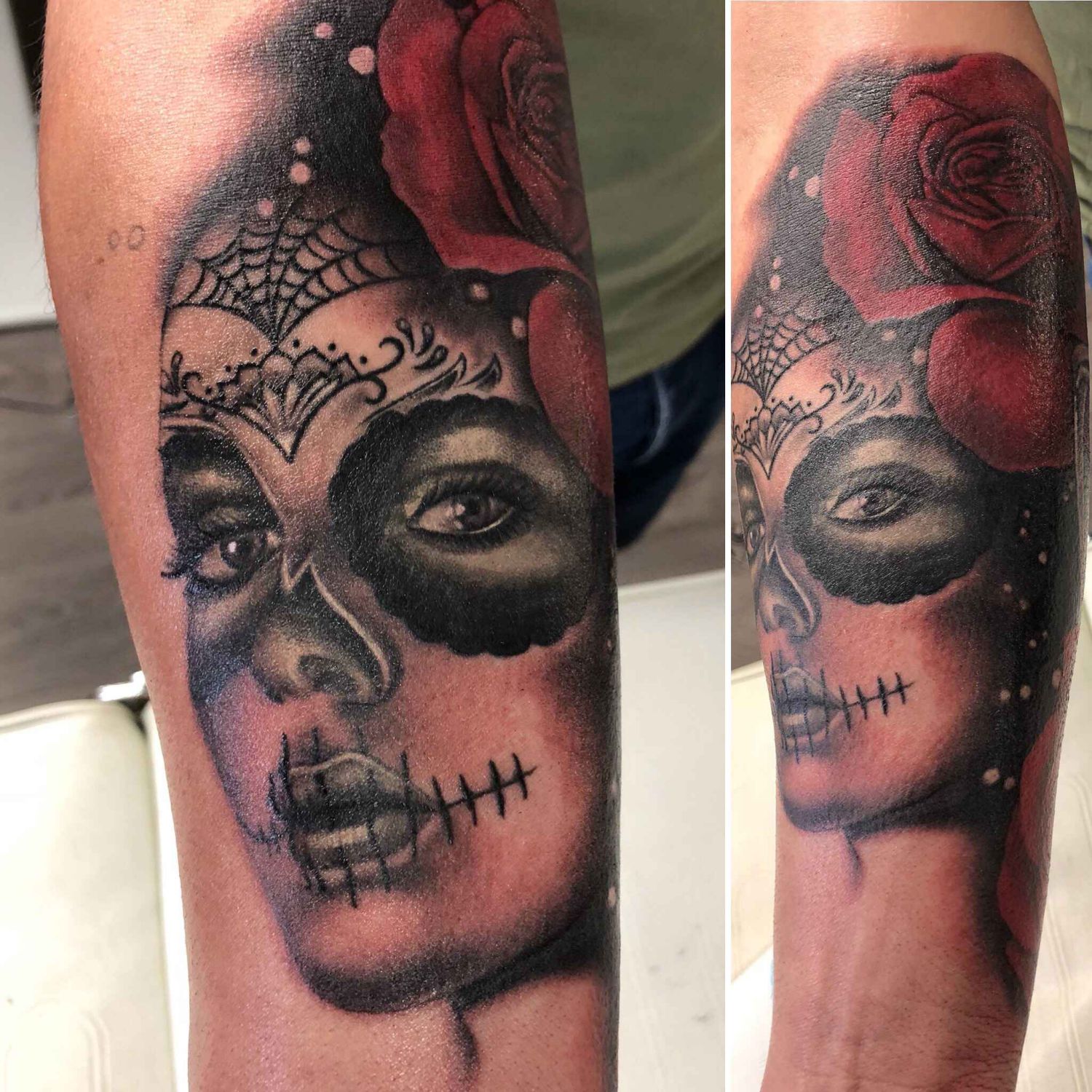  Tattoo-Design einer Rose