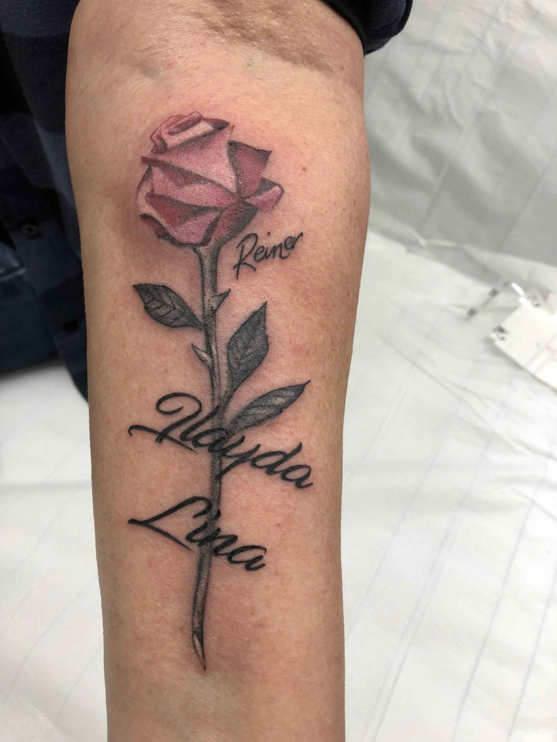 Tattoo-Design von Rose