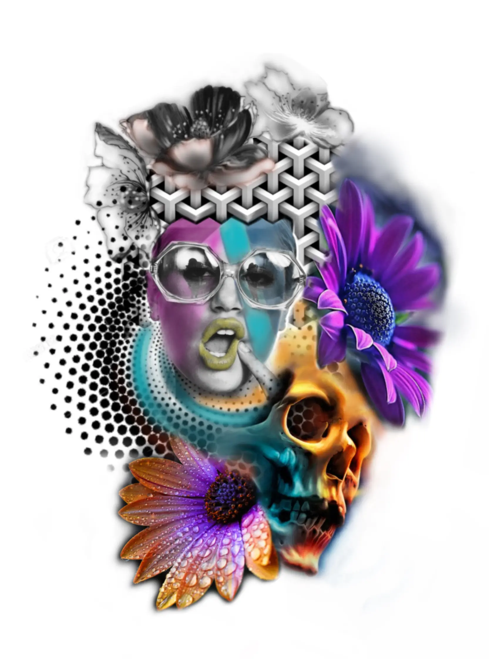 Tattoo-Design von Rose