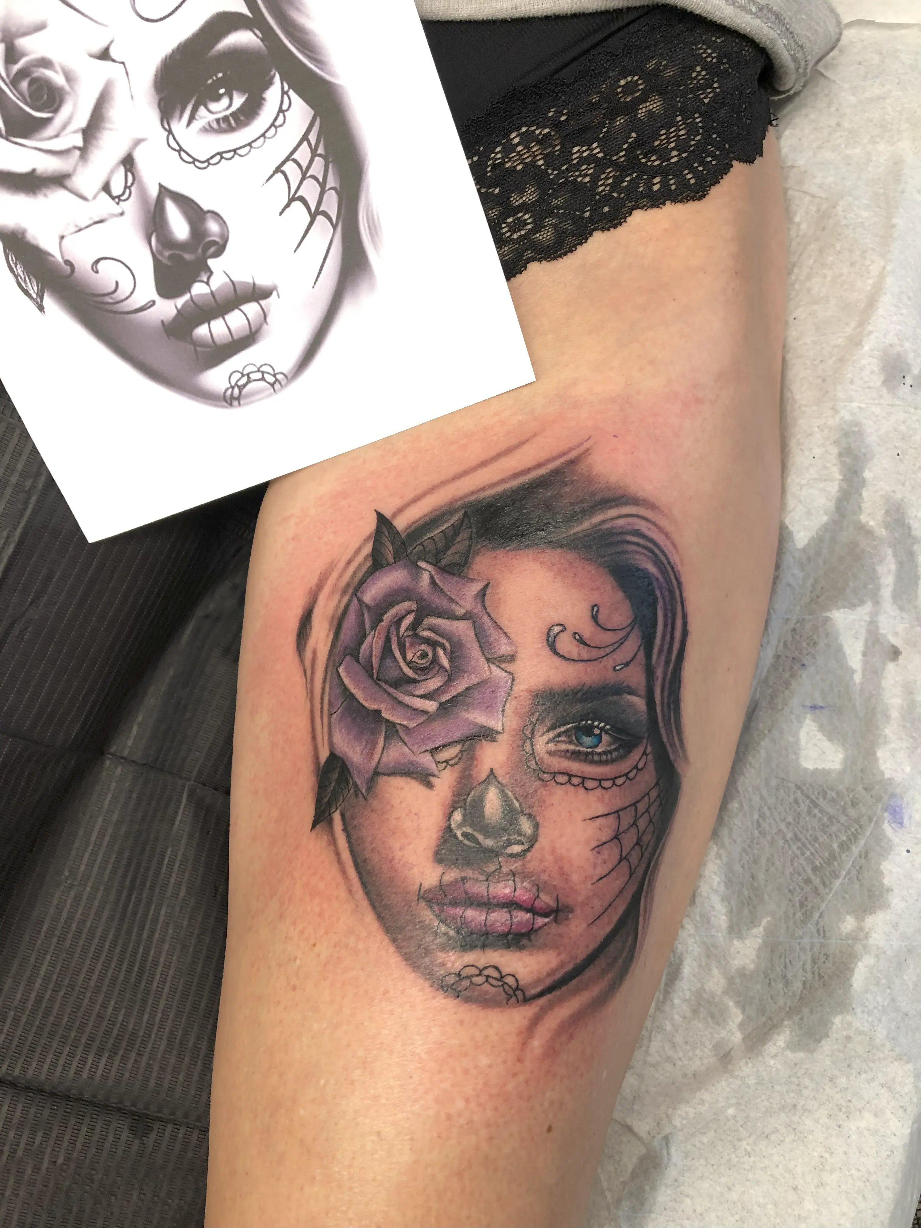 Tattoo-Design von Rose