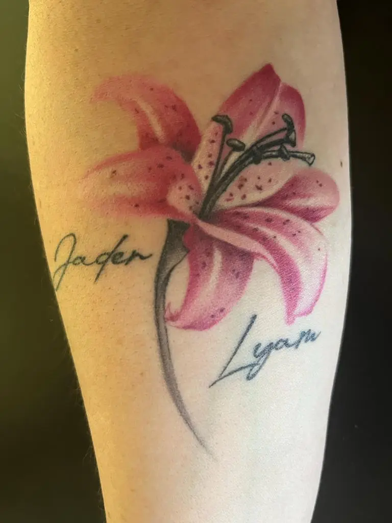 Tattoo-Design von Rose
