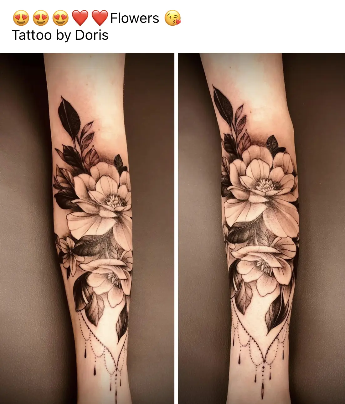 Tattoo-Design von Rose