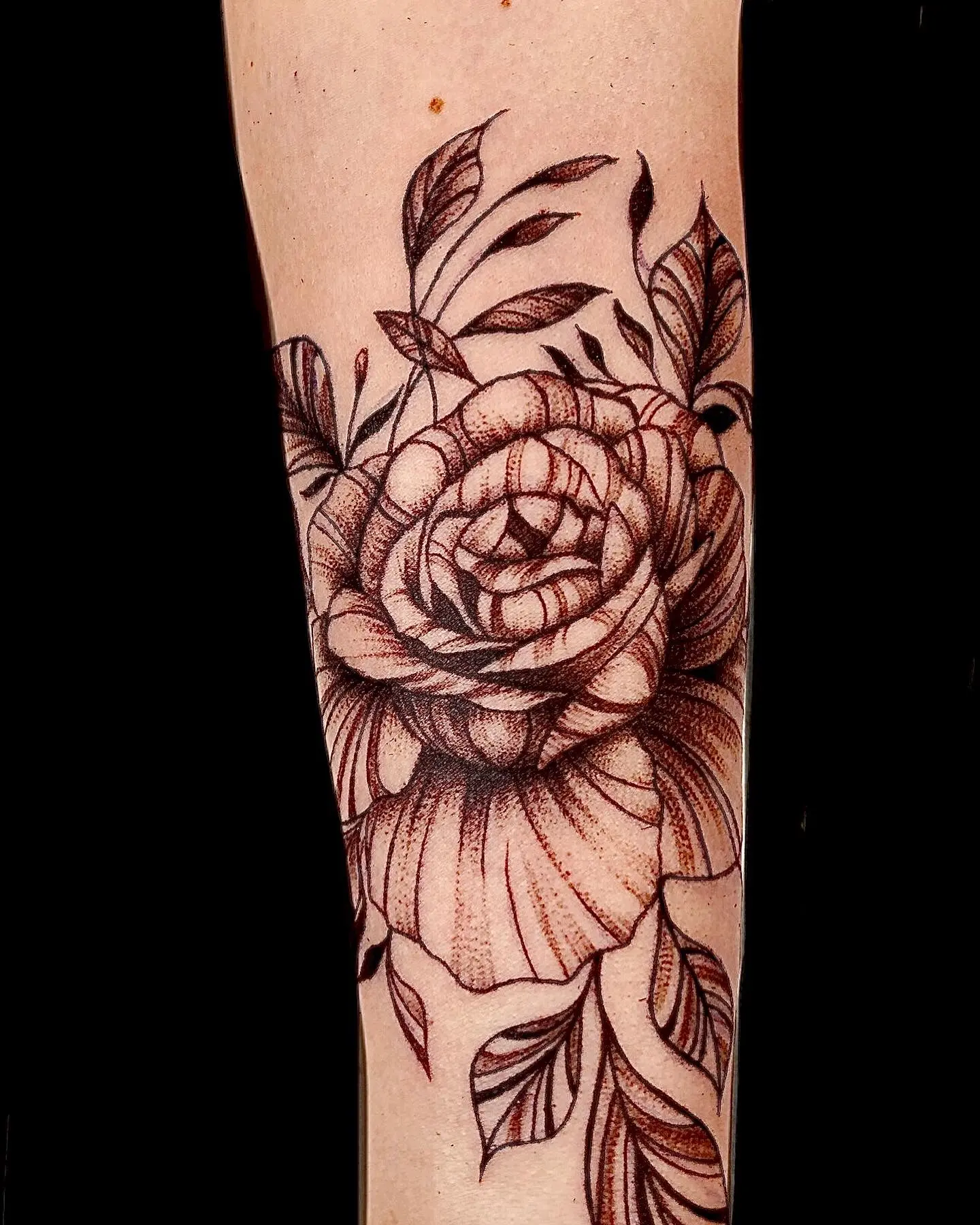 Tattoo-Design von Rose