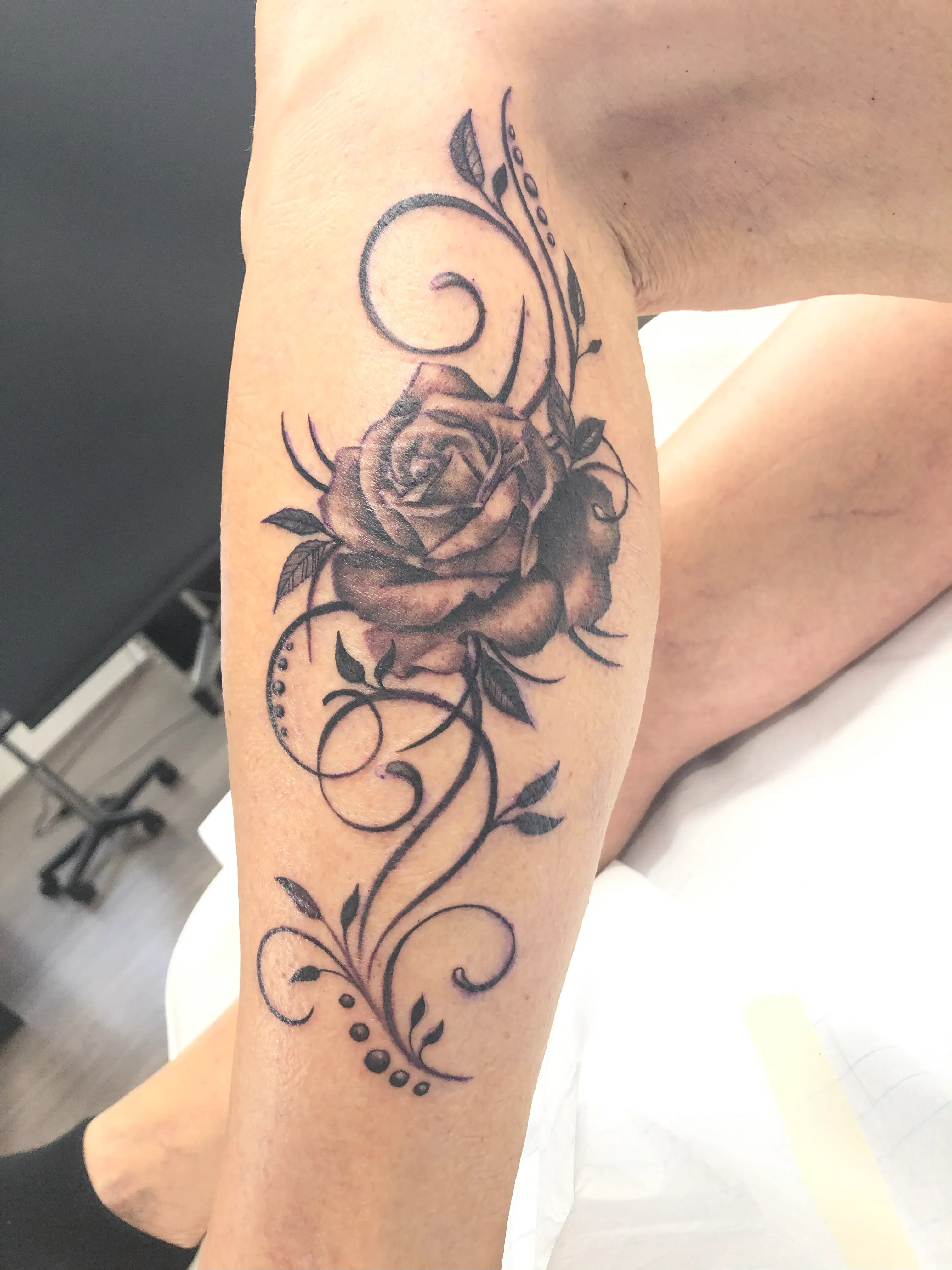 Tattoo-Design von Rose