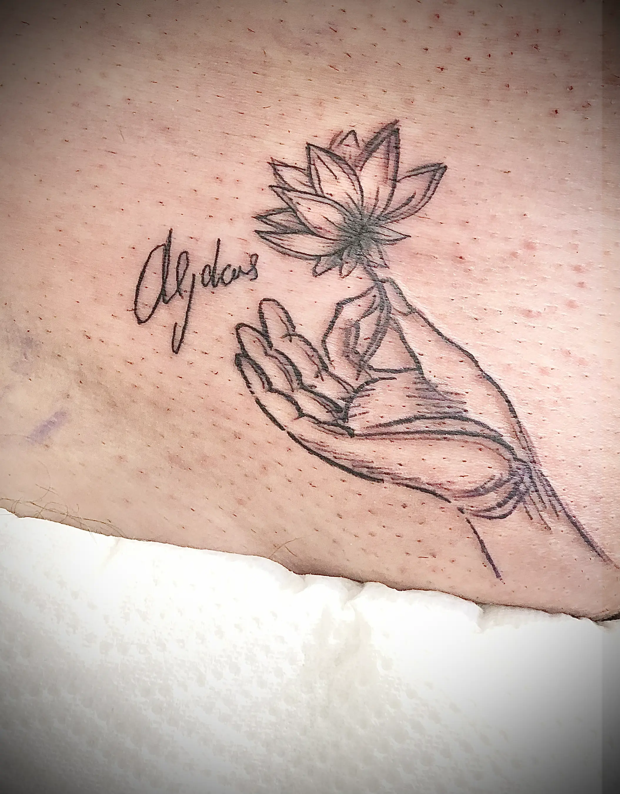 Tattoo-Design von Rose