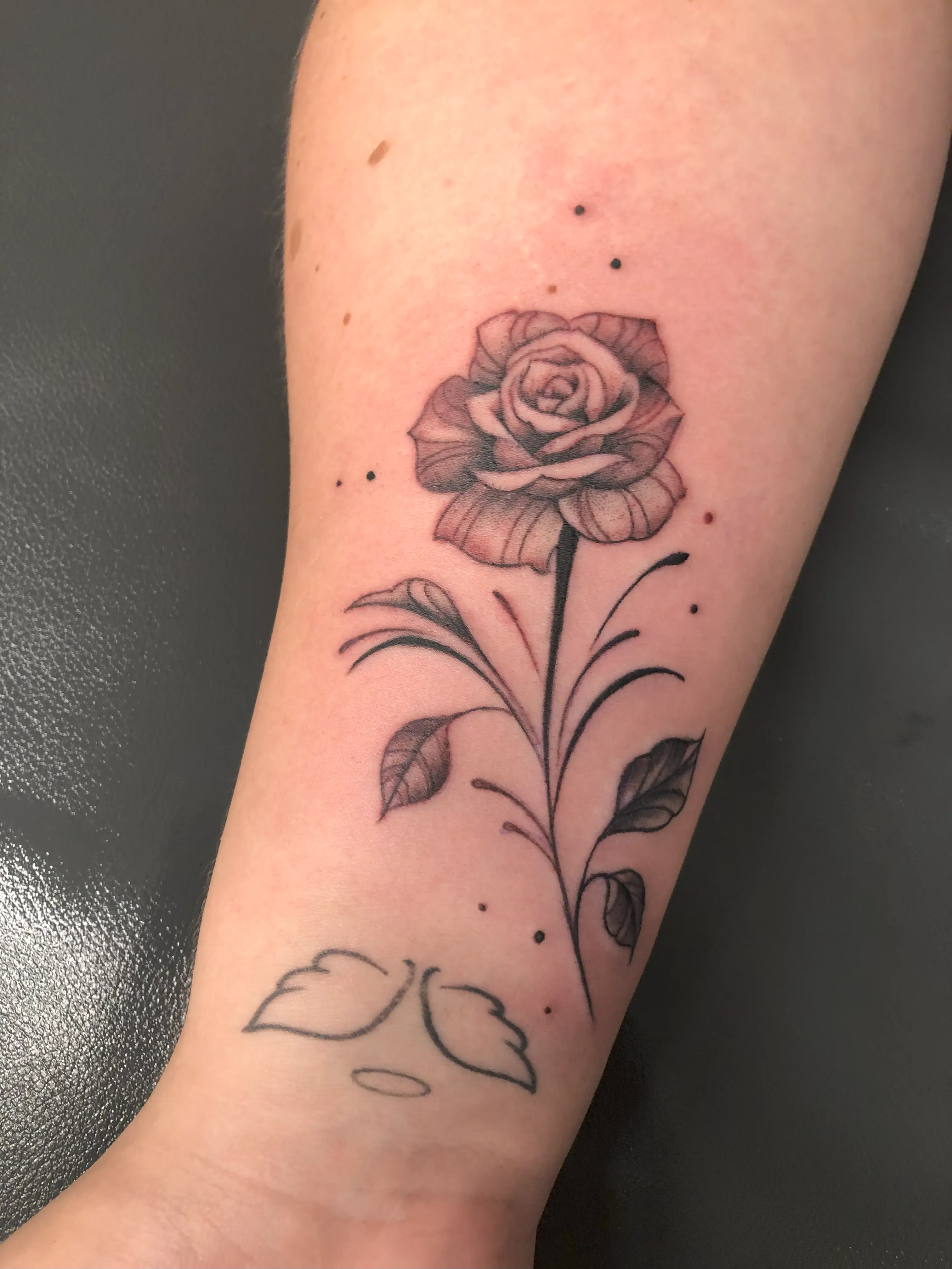 Tattoo-Design von Rose