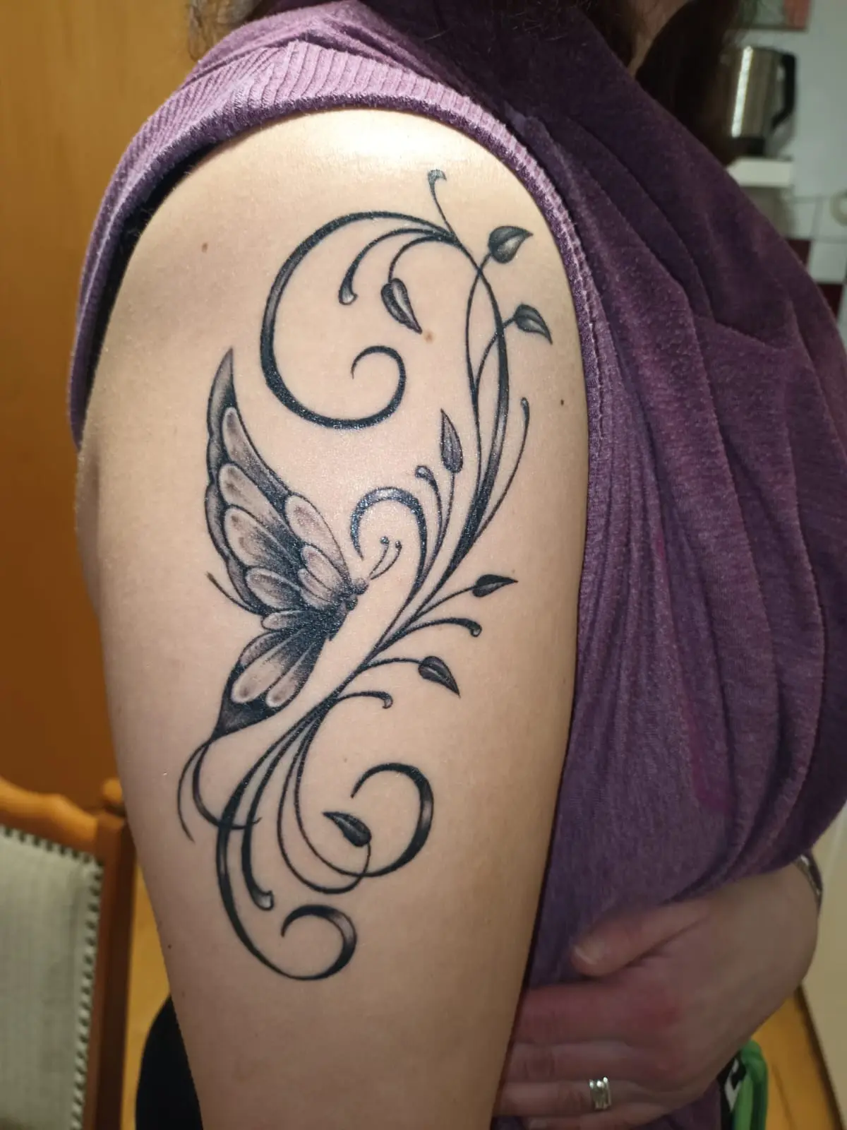 Tattoo-Design von Rose