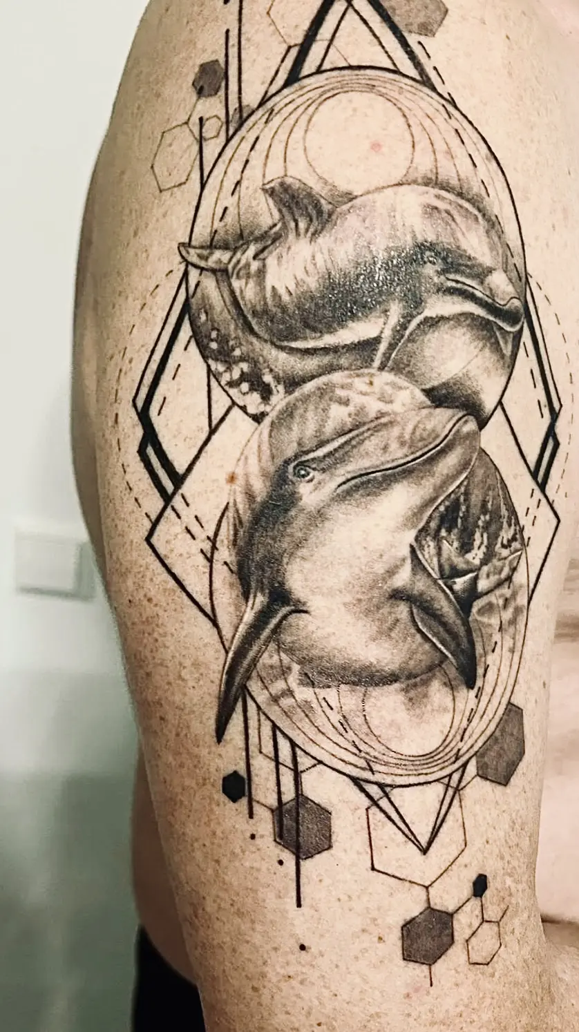 Tattoo-Design von Rose