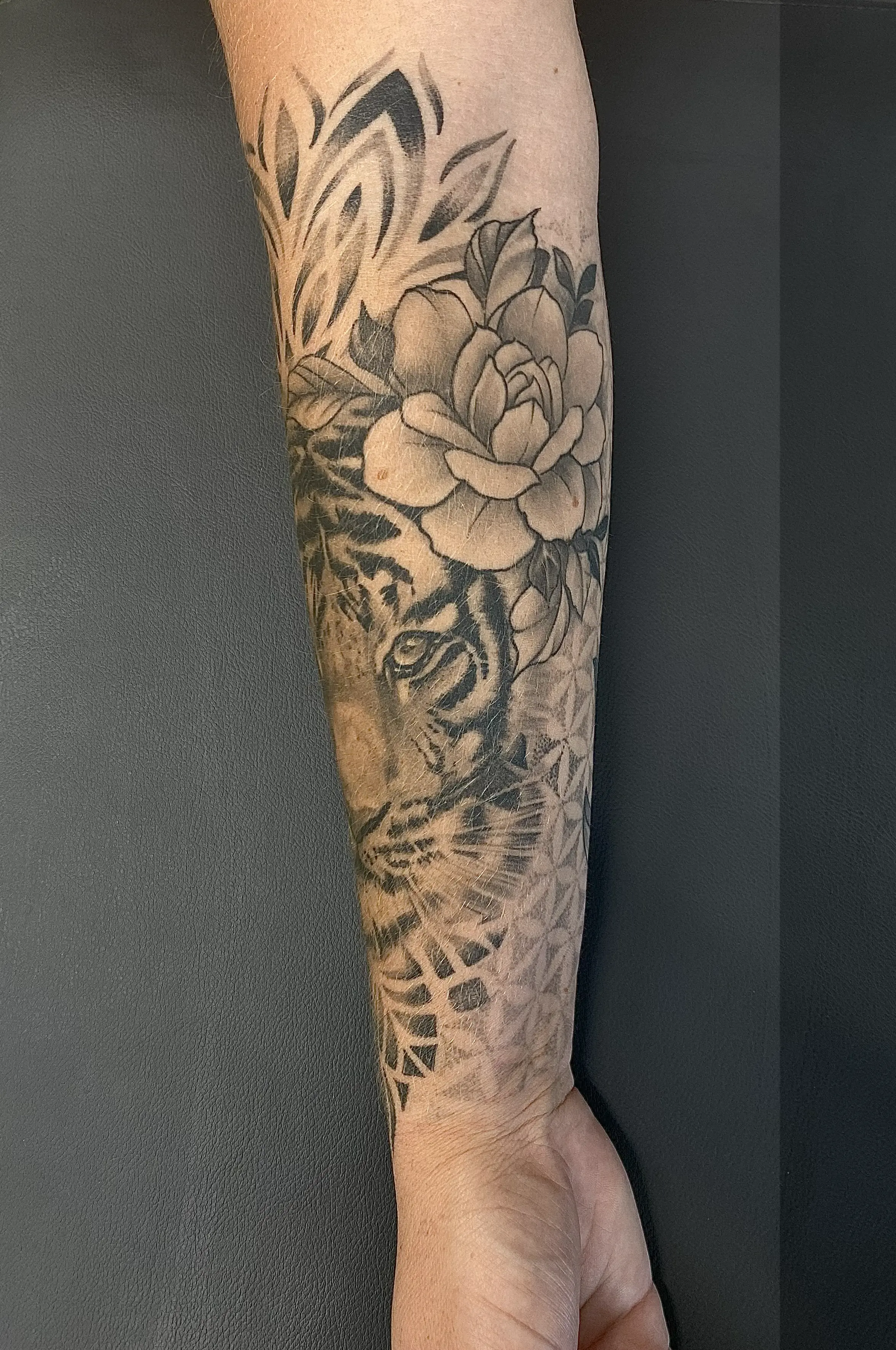 Tattoo-Design von Rose