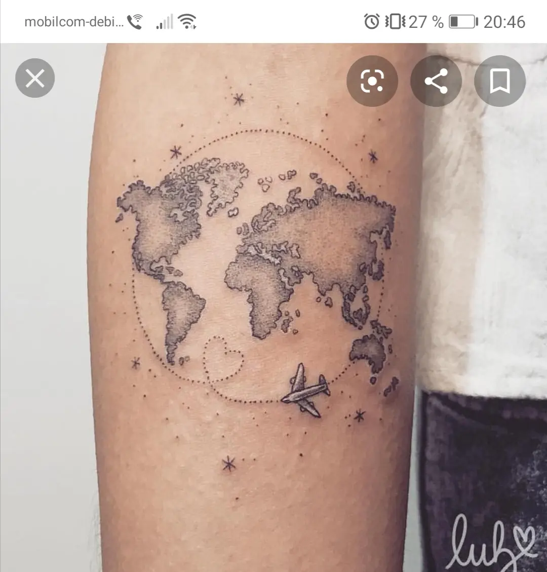 Tattoo-Design von Rose