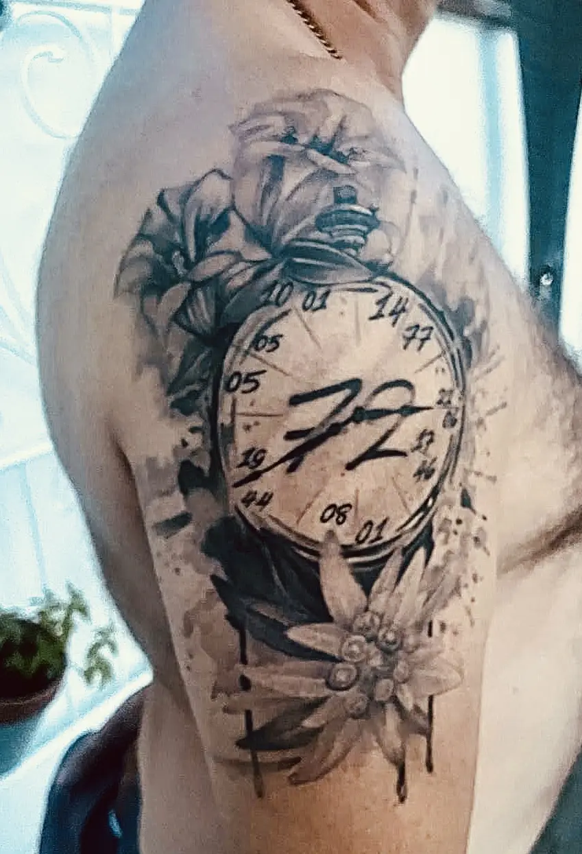 Tattoo-Design von Rose