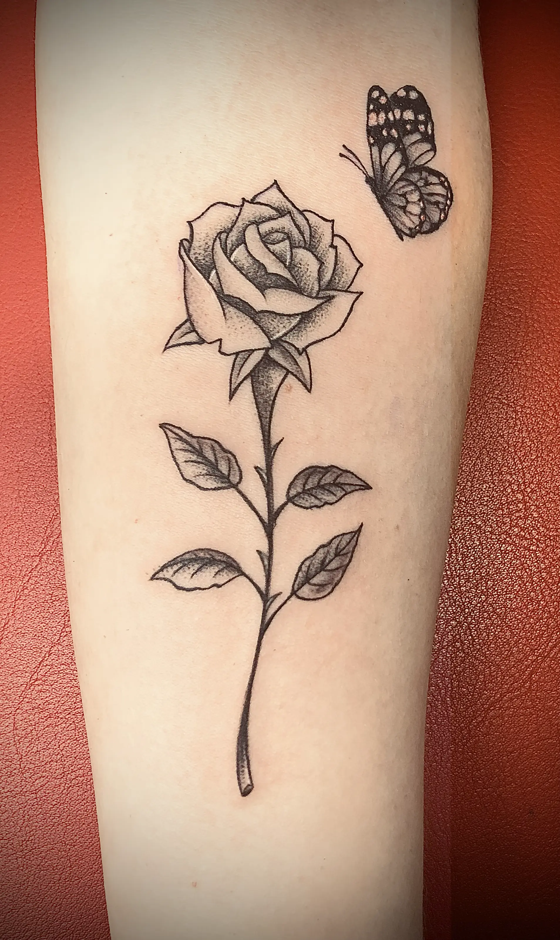 Tattoo-Design von Rose